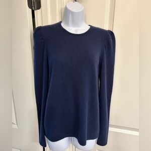 J. McLaughlin Deep Blue Knit Top